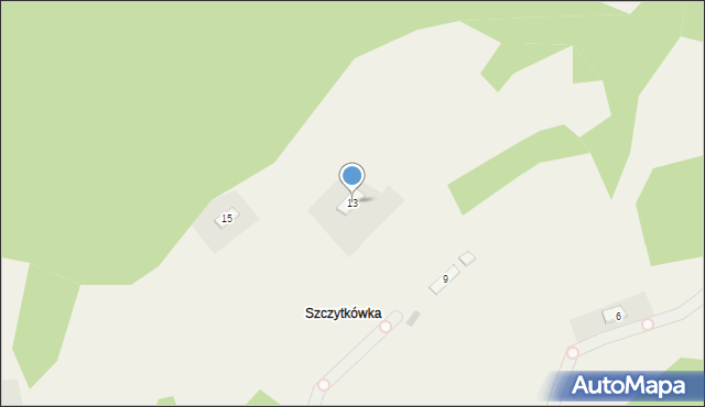 Soblówka, Soblówka, 13, mapa Soblówka