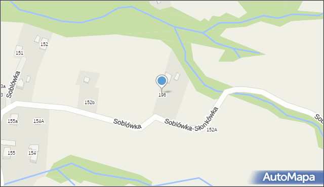 Soblówka, Soblówka, 196, mapa Soblówka