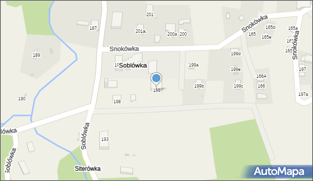 Soblówka, Soblówka, 199, mapa Soblówka