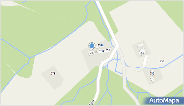 Soblówka, Soblówka, 253, mapa Soblówka