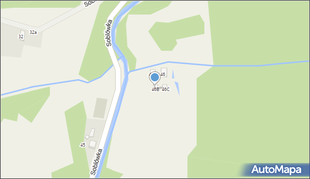 Soblówka, Soblówka, 46B, mapa Soblówka
