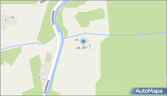 Soblówka, Soblówka, 46C, mapa Soblówka