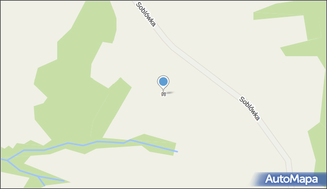 Soblówka, Soblówka, 98, mapa Soblówka