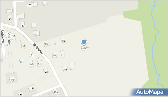 Sobniów, Sobniów, 46a, mapa Sobniów