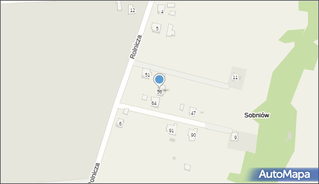 Sobniów, Sobniów, 56, mapa Sobniów