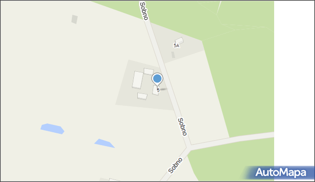 Sobno, Sobno, 5, mapa Sobno