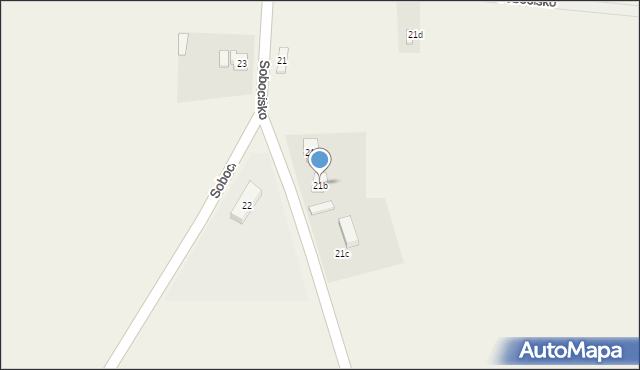 Sobocisko, Sobocisko, 21b, mapa Sobocisko