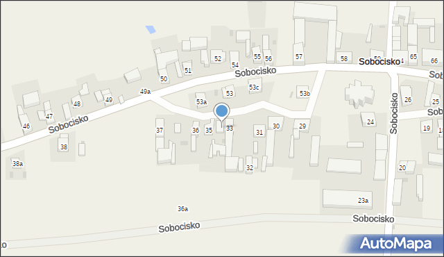 Sobocisko, Sobocisko, 34, mapa Sobocisko