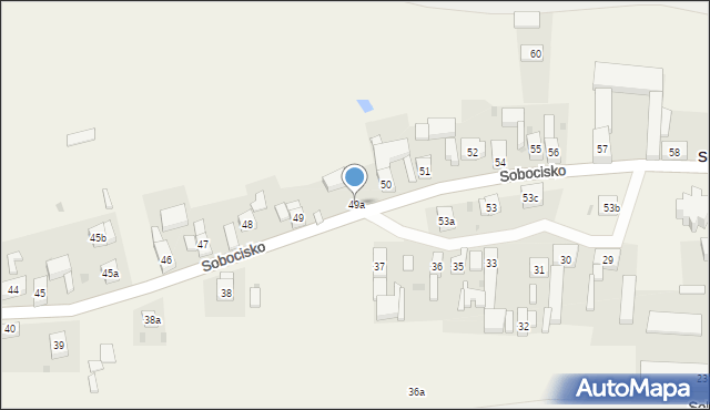 Sobocisko, Sobocisko, 49a, mapa Sobocisko
