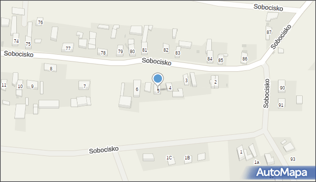 Sobocisko, Sobocisko, 5, mapa Sobocisko