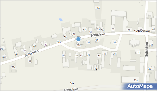 Sobocisko, Sobocisko, 53a, mapa Sobocisko