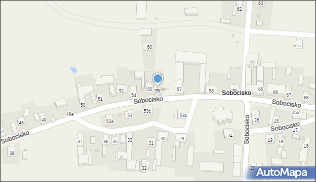 Sobocisko, Sobocisko, 56, mapa Sobocisko