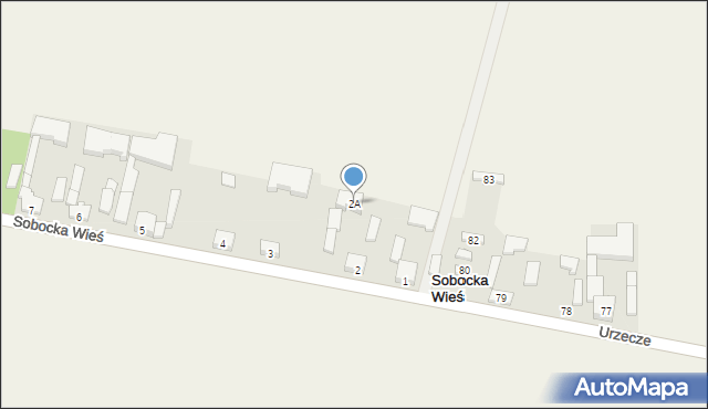 Sobocka Wieś, Sobocka Wieś, 2A, mapa Sobocka Wieś