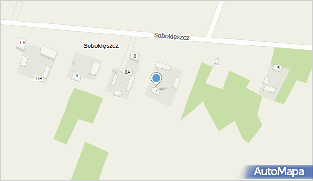 Soboklęszcz, Soboklęszcz, 7, mapa Soboklęszcz