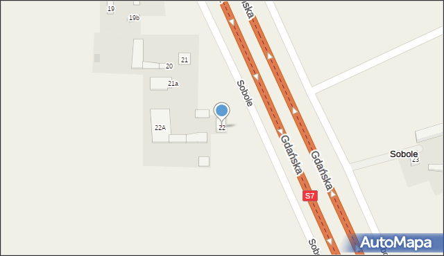 Sobole, Sobole, 22, mapa Sobole