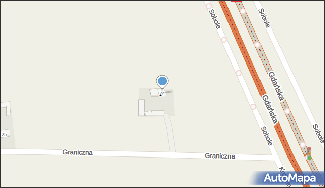 Sobole, Sobole, 24, mapa Sobole