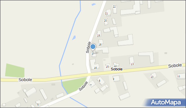 Sobole, Sobole, 17, mapa Sobole