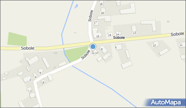 Sobole, Sobole, 7, mapa Sobole
