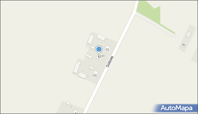 Sobole, Sobole, 62, mapa Sobole