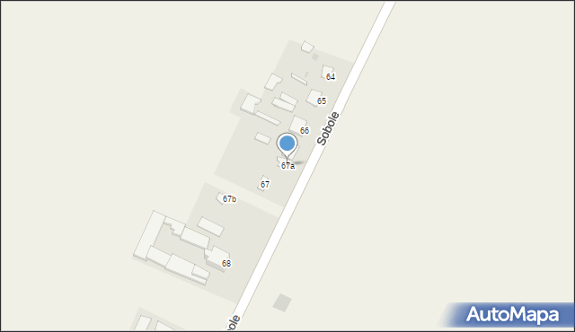 Sobole, Sobole, 67a, mapa Sobole
