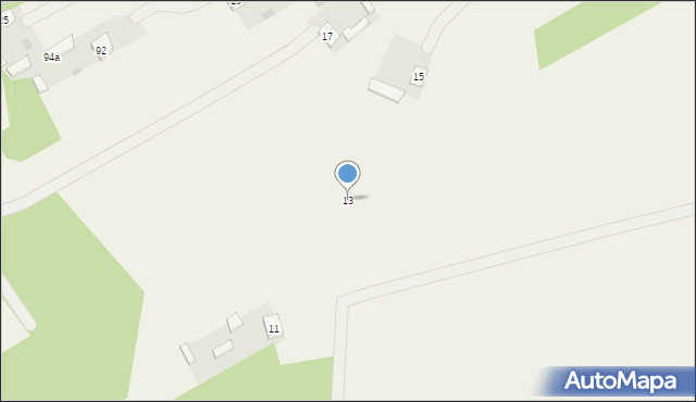 Sobolew, Sosnowa, 13, mapa Sobolew