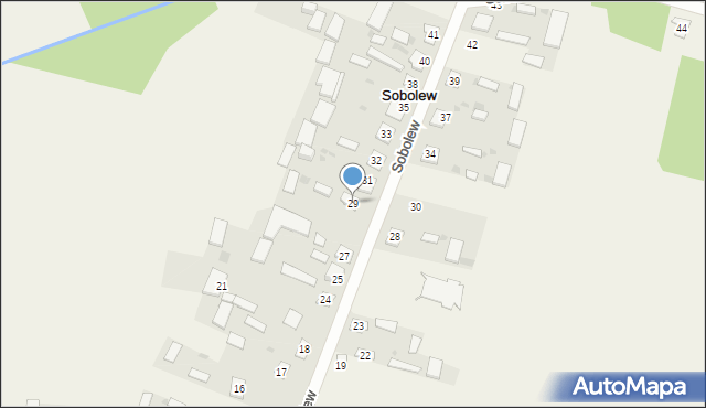 Sobolew, Sobolew, 29, mapa Sobolew