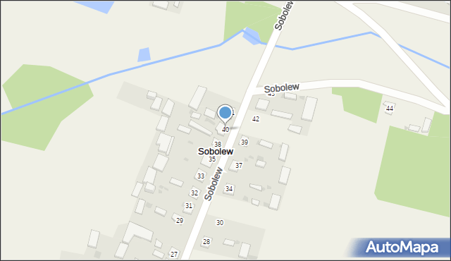 Sobolew, Sobolew, 40, mapa Sobolew