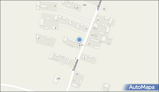 Sobolew, Sobolew, 5, mapa Sobolew