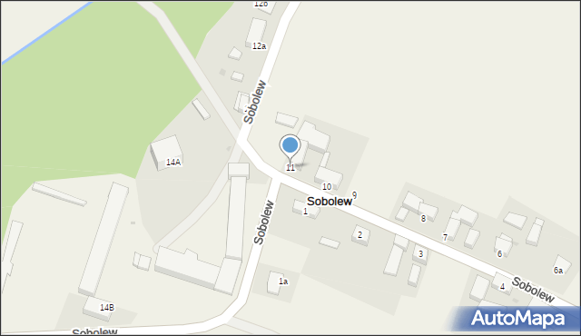 Sobolew, Sobolew, 11, mapa Sobolew