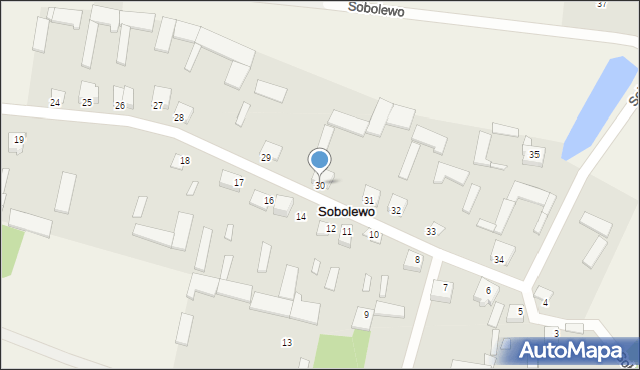 Sobolewo, Sobolewo, 30, mapa Sobolewo