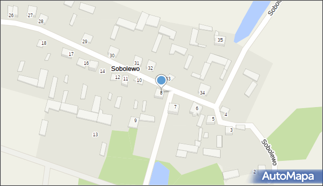 Sobolewo, Sobolewo, 8, mapa Sobolewo