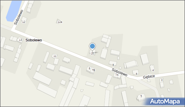 Sobolewo, Sobolewo, 10, mapa Sobolewo