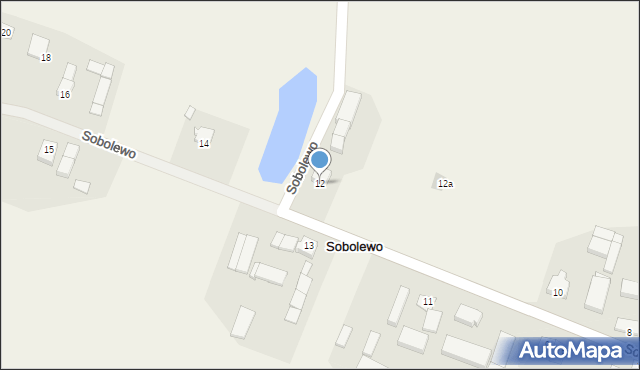 Sobolewo, Sobolewo, 12, mapa Sobolewo