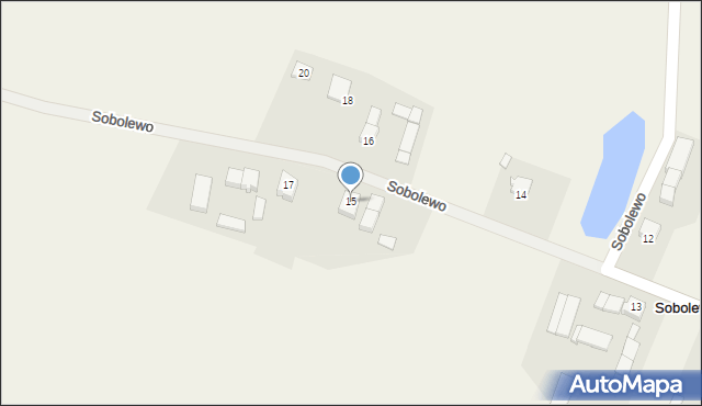 Sobolewo, Sobolewo, 15, mapa Sobolewo