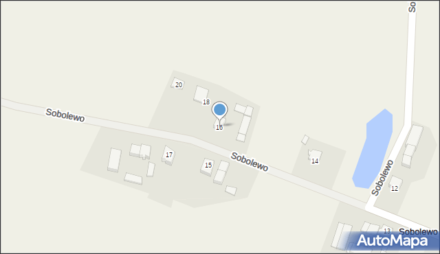 Sobolewo, Sobolewo, 16, mapa Sobolewo