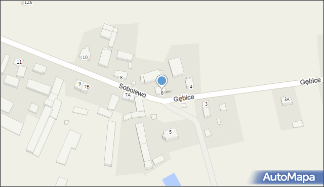 Sobolewo, Sobolewo, 6, mapa Sobolewo