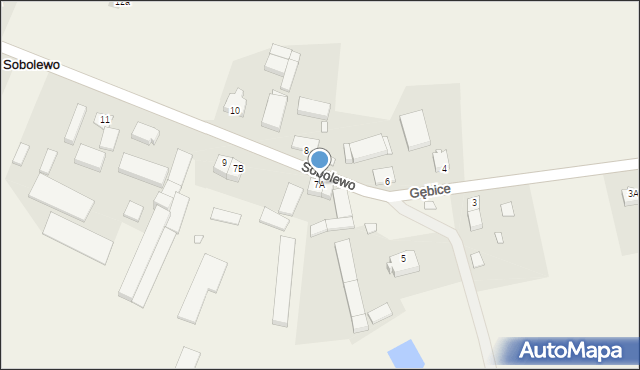 Sobolewo, Sobolewo, 7A, mapa Sobolewo