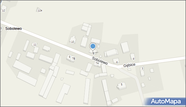 Sobolewo, Sobolewo, 8, mapa Sobolewo