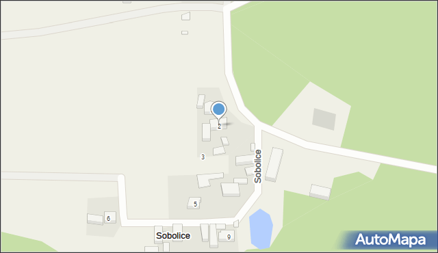 Sobolice, Sobolice, 2, mapa Sobolice