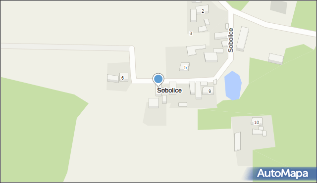 Sobolice, Sobolice, 7, mapa Sobolice