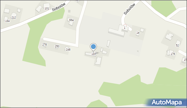 Sobolów, Sobolów, 110, mapa Sobolów