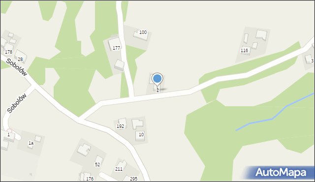 Sobolów, Sobolów, 2, mapa Sobolów