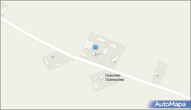 Soboszów, Soboszów, 16, mapa Soboszów