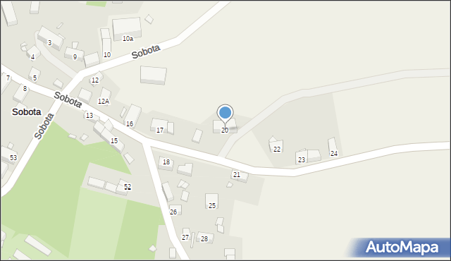 Sobota, Sobota, 20, mapa Sobota