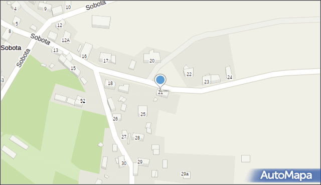Sobota, Sobota, 21, mapa Sobota