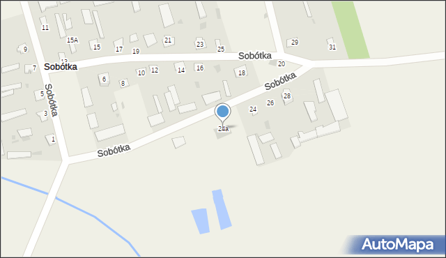Sobótka, Sobótka, 24a, mapa Sobótka