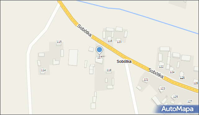 Sobótka, Sobótka, 117, mapa Sobótka