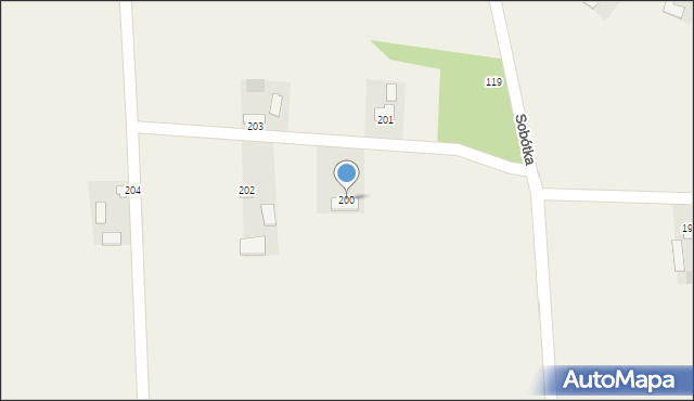 Sobótka, Sobótka, 200, mapa Sobótka