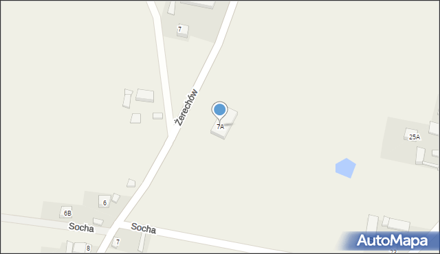 Socha, Socha, 7A, mapa Socha