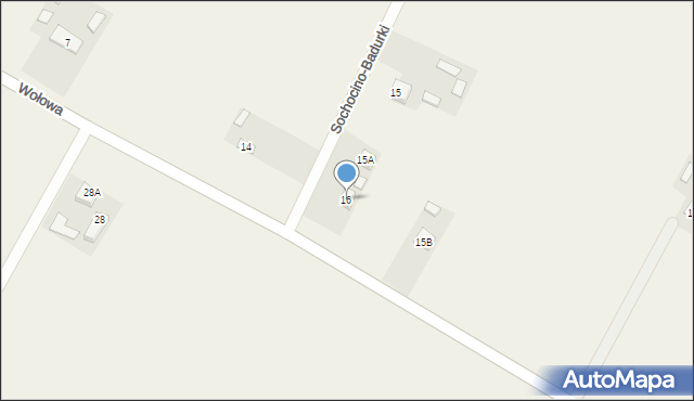 Sochocino-Badurki, Sochocino-Badurki, 16, mapa Sochocino-Badurki